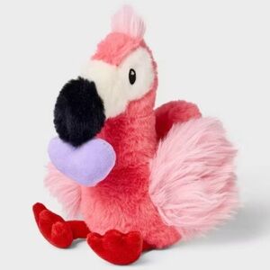 6" Valentine Animals with Hearts Minis - Flamingo - Gigglescape